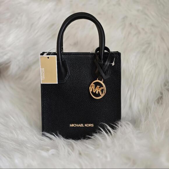 Michael Kors Handbags - Mercer Extra-Small Pebbled Leather Crossbody Bag